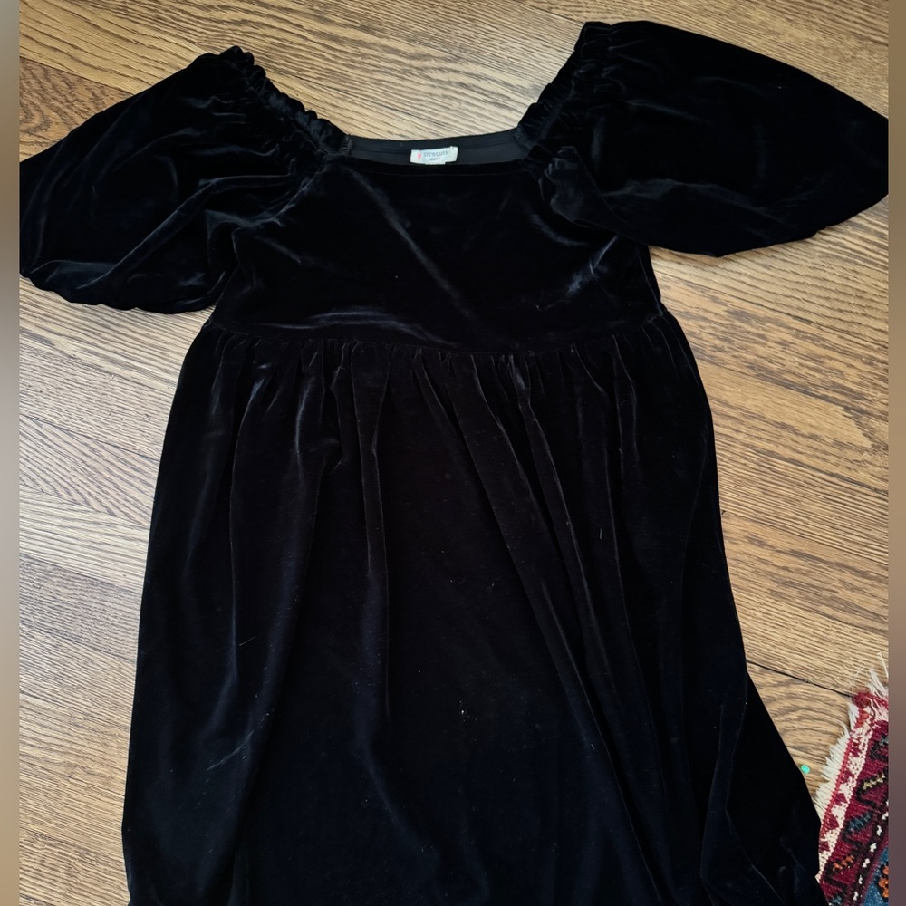 Black velvet Crewcuts girls dress - size 12